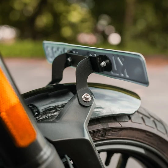 LEGUNDARY COSMIC HEADLIGHT GRILL BLACK & SLIVER, NUMBER PLATE HOLDER FOR TRIUMPH TRACKER 400