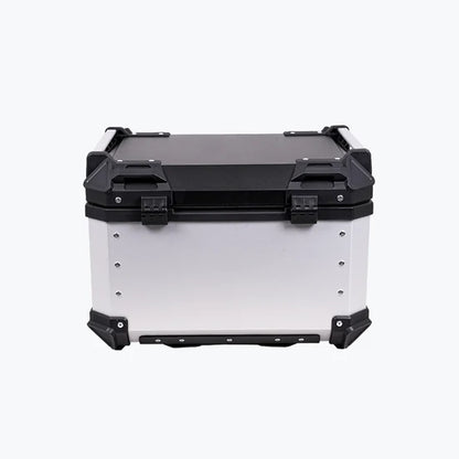 LEGUNDARY FORT KNOX SERIES TC 55L ALUMINIUM TOP BOX SILVER FOR ALL MOTORCYCLES