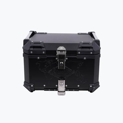 LEGUNDARY FORT KNOX SERIES TC 55L ALUMINIUM TOP BOX BLACK FOR ALL MOTORCYCLES