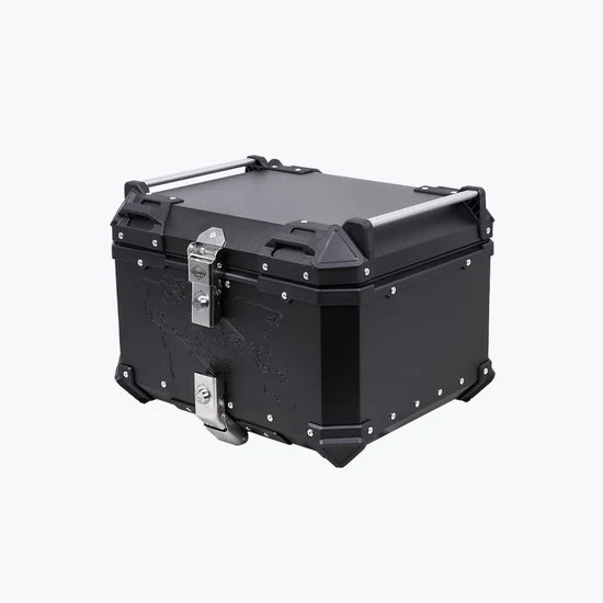 LEGUNDARY FORT KNOX SERIES TC 55L ALUMINIUM TOP BOX BLACK FOR ALL MOTORCYCLES