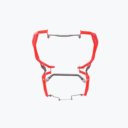 LEGUNDARY RAPTOR CRASH GUARD UPPER & LOWER SET FOR TVS APACHE RTX 300 (RED)