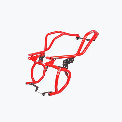 LEGUNDARY RAPTOR CRASH GUARD UPPER & LOWER SET FOR TVS APACHE RTX 300 (RED)