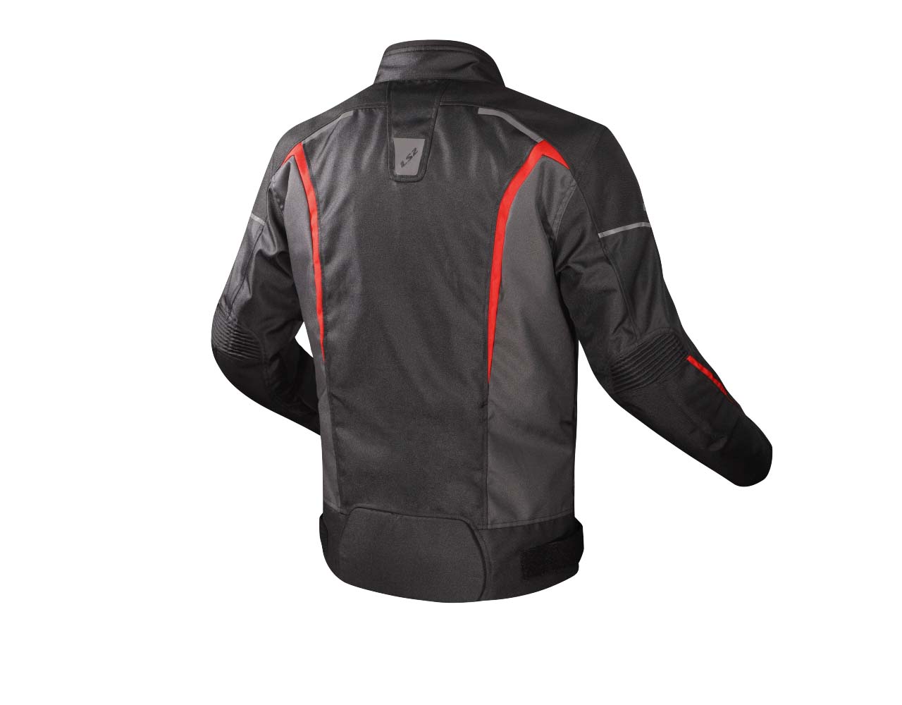 LS2 SEPANG BLACK GREY RED JACKET