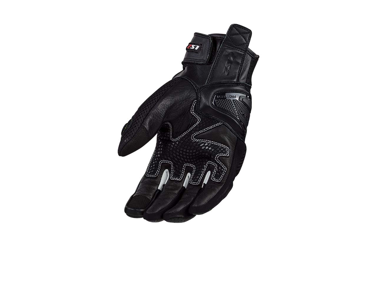 LS2 SPARK II AIR GLOVES BLACK H-V YELLOW