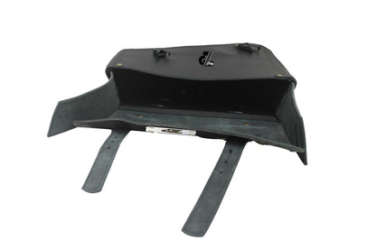 Black Leather Saddle Bag swingam Bag for Royal Enfield Meteor 350