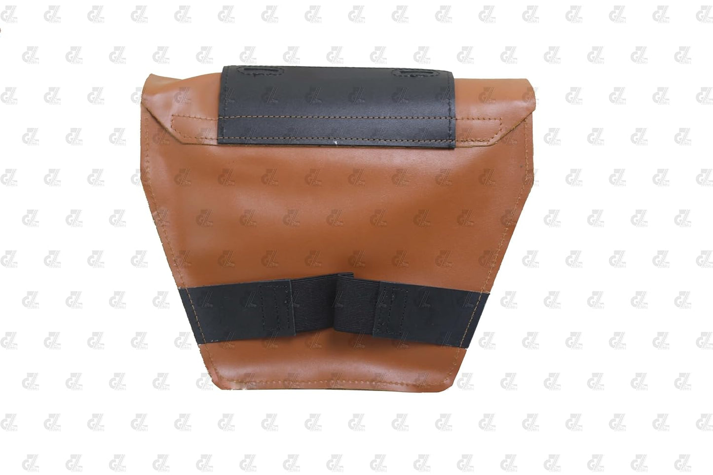 Leather Side Pannel Bag Tan Color with Straps & Rain Cover for Royal Enfield Continental GT & Interceptor 650