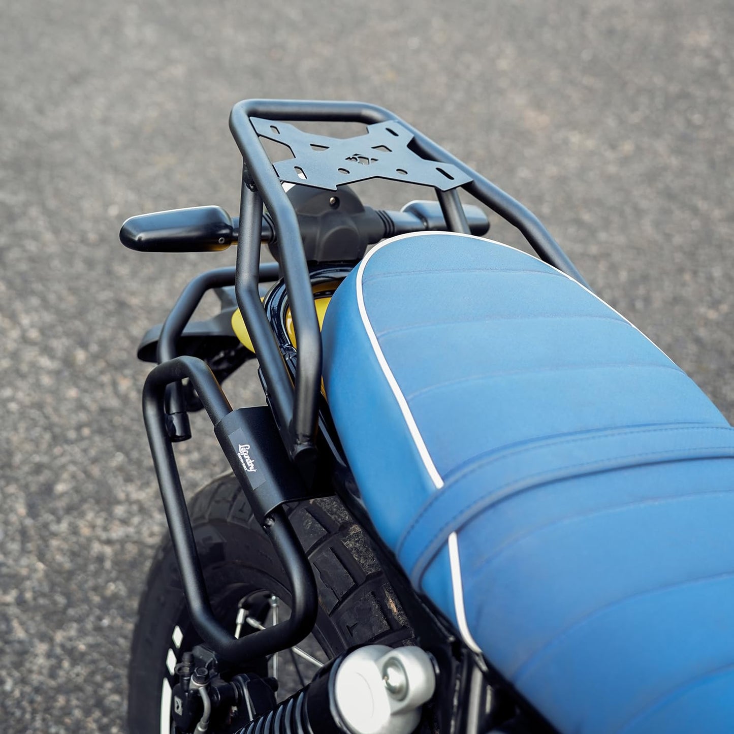 Legundary Gopher Luggage Carrier Black For Royal Enfield Bear 650