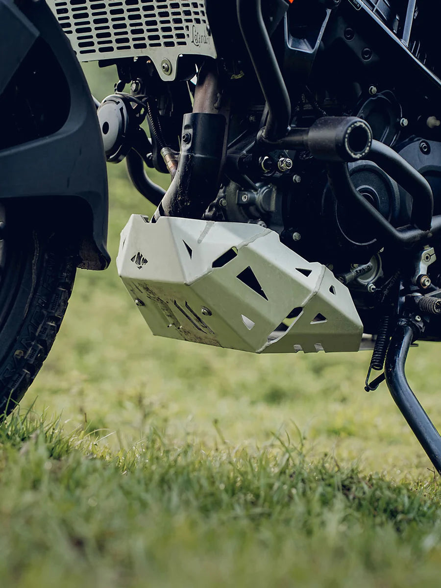 Legundary Vambrace Bash Plate Silver KTM Advanture 390 2025 Model