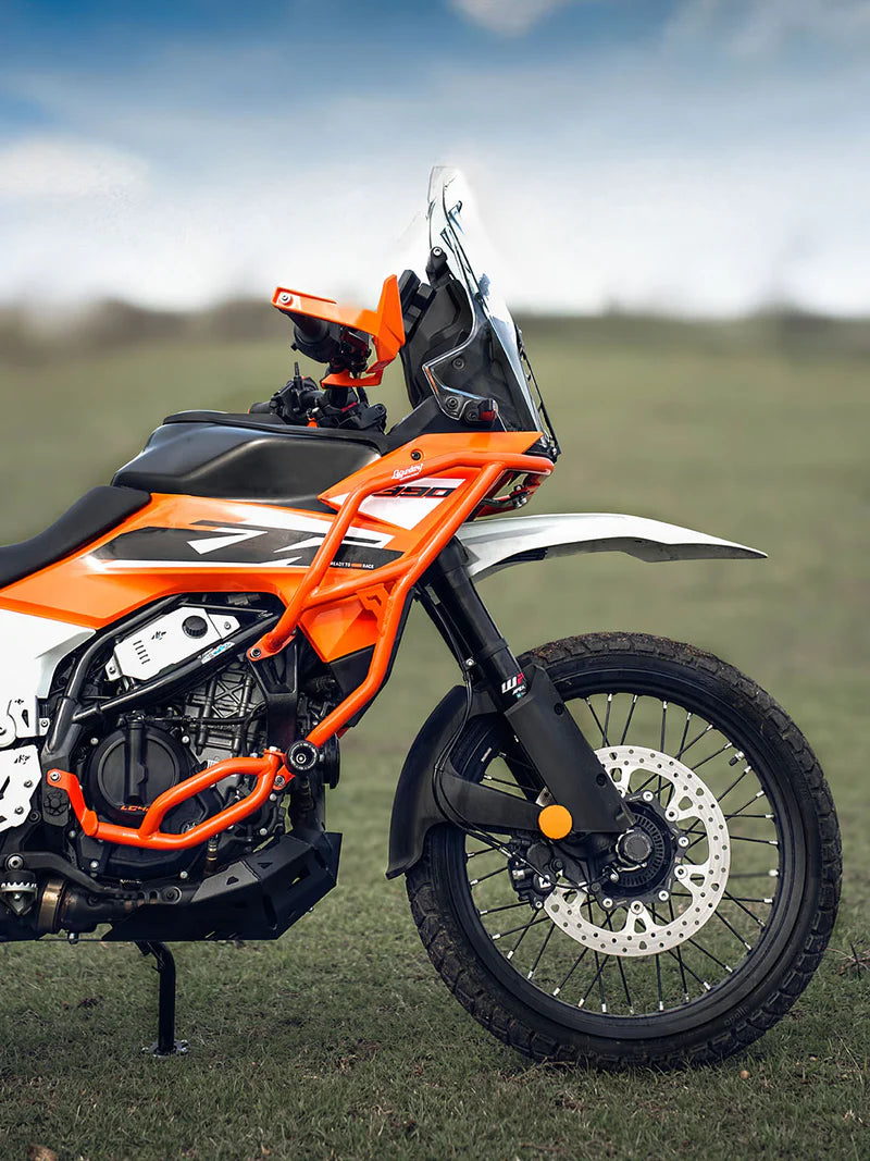 Legundary Raptor Crash Guard Orange For KTM ADVENTURE 390 2025 Model