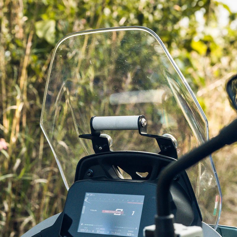 Legundary Ploigos GPS Mount With Visor Extender For TVS Apache RTX 300