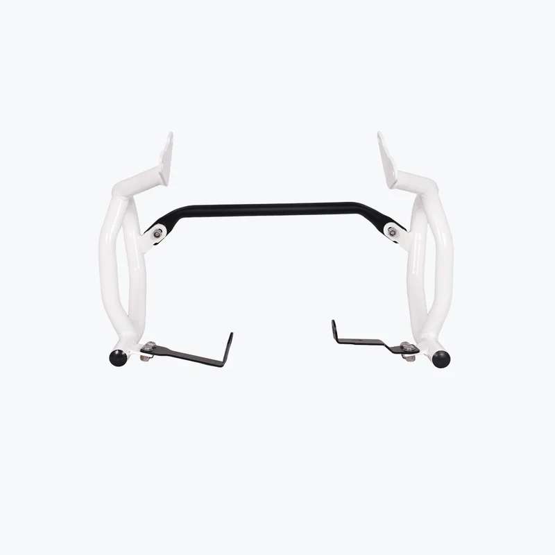 Legundary Raptor Crash Guard Upper & Lower Set For TVS Apache RTX 300 White