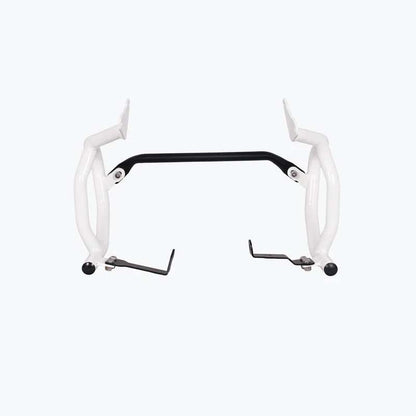 Legundary Raptor Crash Guard Upper & Lower Set For TVS Apache RTX 300 White