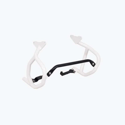 Legundary Raptor Crash Guard Upper & Lower Set For TVS Apache RTX 300 White