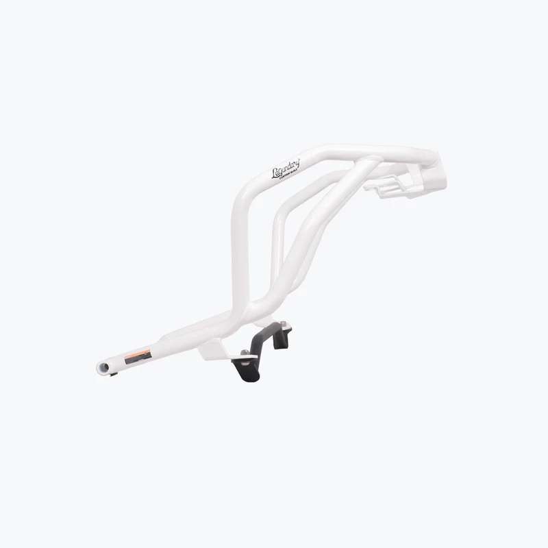 Legundary Raptor Crash Guard Upper & Lower Set For TVS Apache RTX 300 White