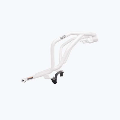 Legundary Raptor Crash Guard Upper & Lower Set For TVS Apache RTX 300 White