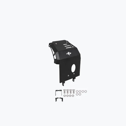 Legundary Vambrace 2.0 Bashplate for Royal Enfield New Bullet 350 (Black, Silver)