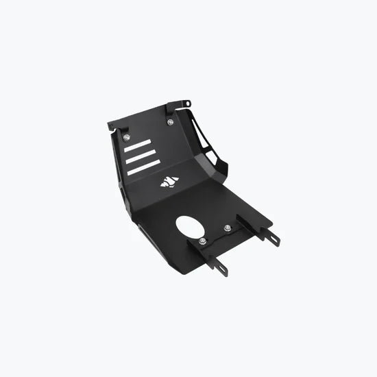 Legundary Vambrace 2.0 Bashplate for Royal Enfield New Bullet 350 (Black, Silver)