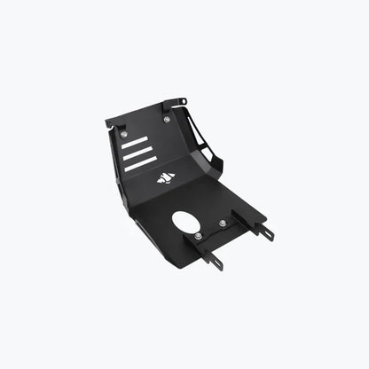 Legundary Vambrace 2.0 Bashplate for Royal Enfield New Bullet 350 (Black, Silver)