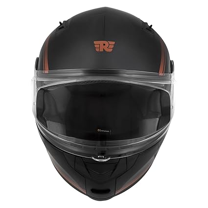 Royal Enfield Lightwing Modular Riding Helmet Black With Copper Strep