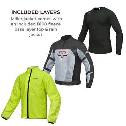 MILLER STREET MESH RIDING JACKET WITH LINERS