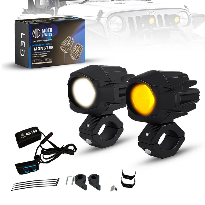 FOG LIGHT MK160 HIGH POWER SOPTLIGHT FOR UNIVERSAL MOTORCYCLE