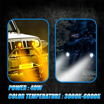 FOG LIGHT MK160 HIGH POWER SOPTLIGHT FOR UNIVERSAL MOTORCYCLE