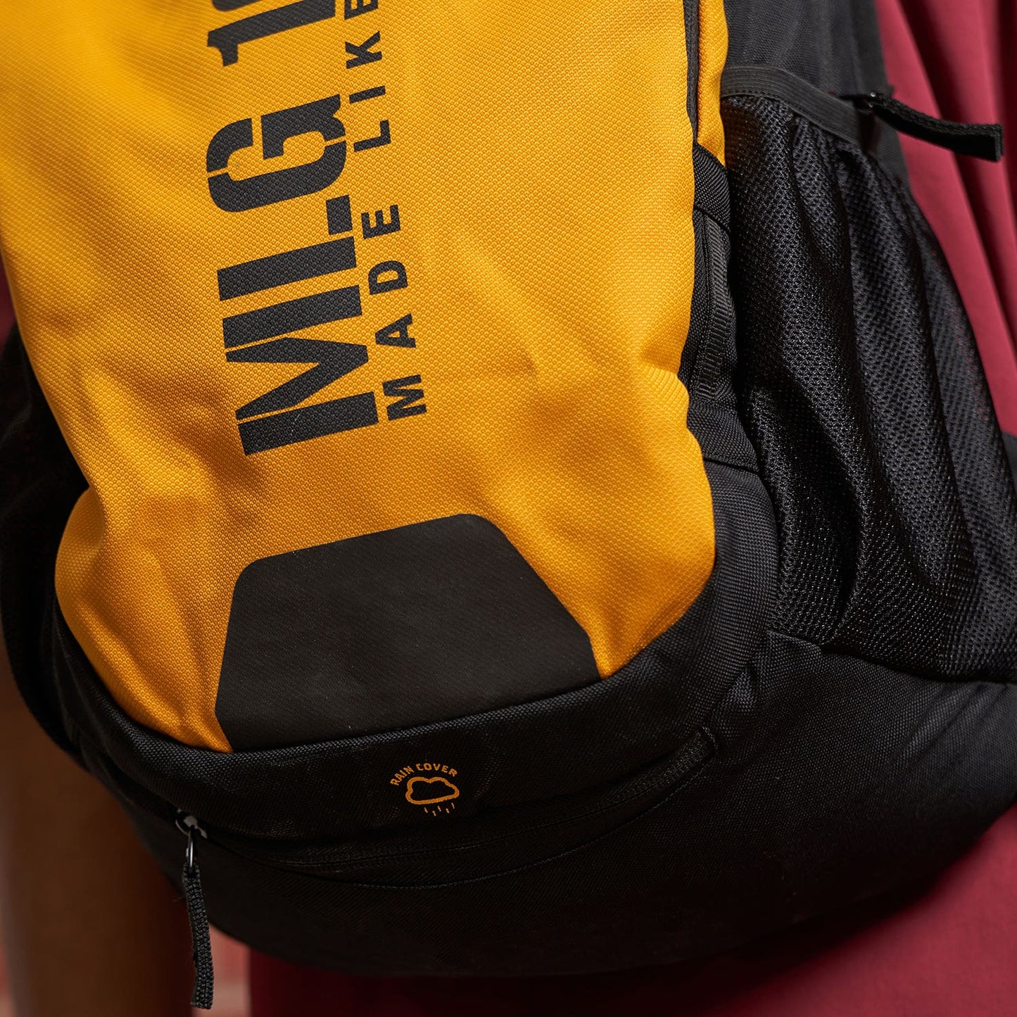 ROYAL ENFIELD MLG LIFESTYLE BACKPACK BLACK YELLOW