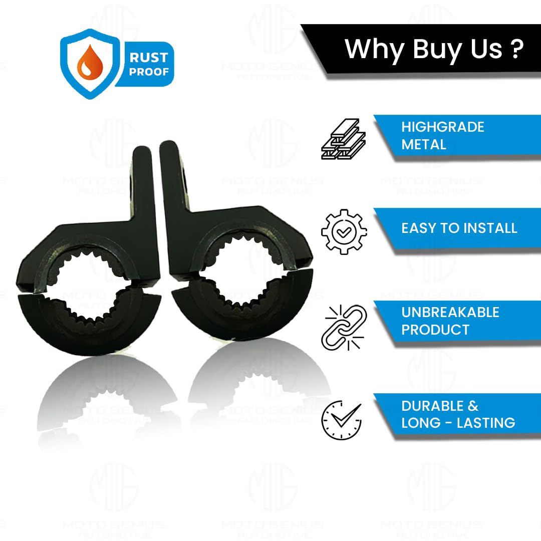 Fog Light Clamp 30MM For Universal All Bikes Durable Handlebar Mounting Solution