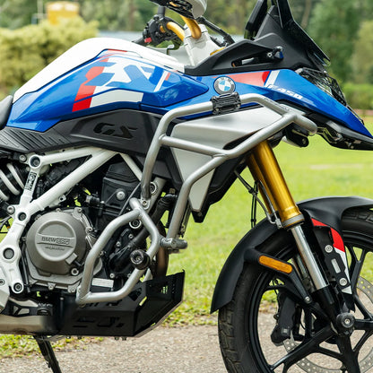 MOTO TORQUE APEX CRASH GUARD (SILVER) FOR BMW F450 GS