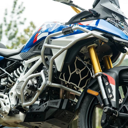 MOTO TORQUE APEX CRASH GUARD (SILVER) FOR BMW F450 GS