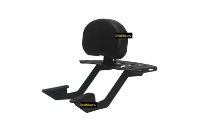 MOTO TORQUE BACK CARRIER WITH BACKREST PAD FOR ROYAL ENFIELD HUNTER 350