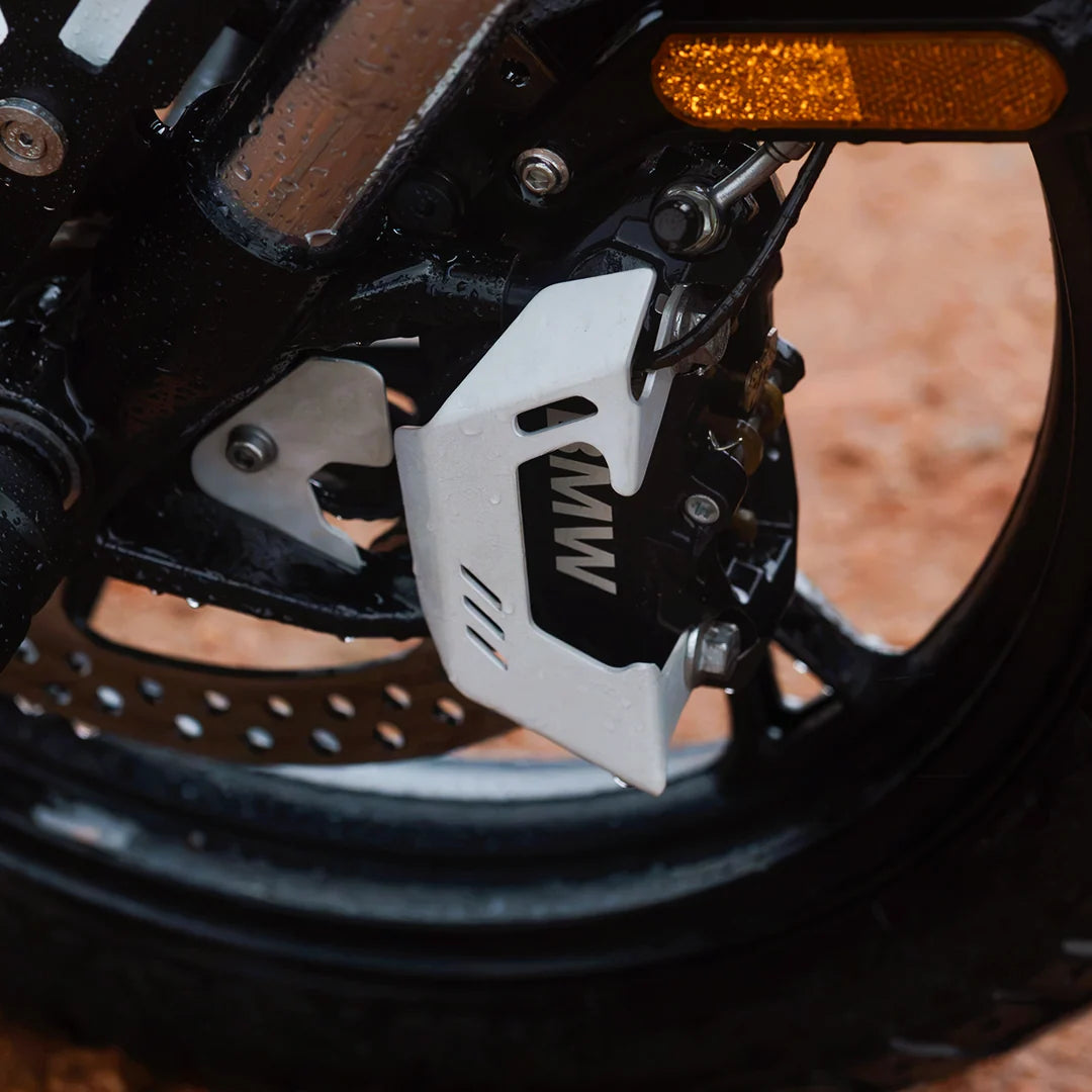 MOTO TORQUE CALIPER GUARD WITH ABS SENSOR GUARD ALUMINIUM FOR BMW F450 GS