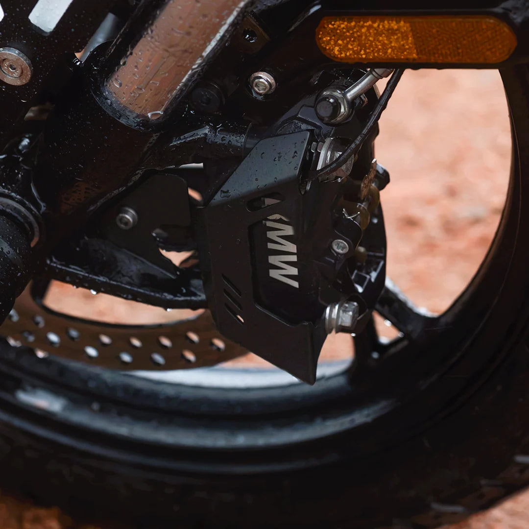 MOTO TORQUE CALIPER GUARD WITH ABS SENSOR GUARD MS FOR BMW F450 GS