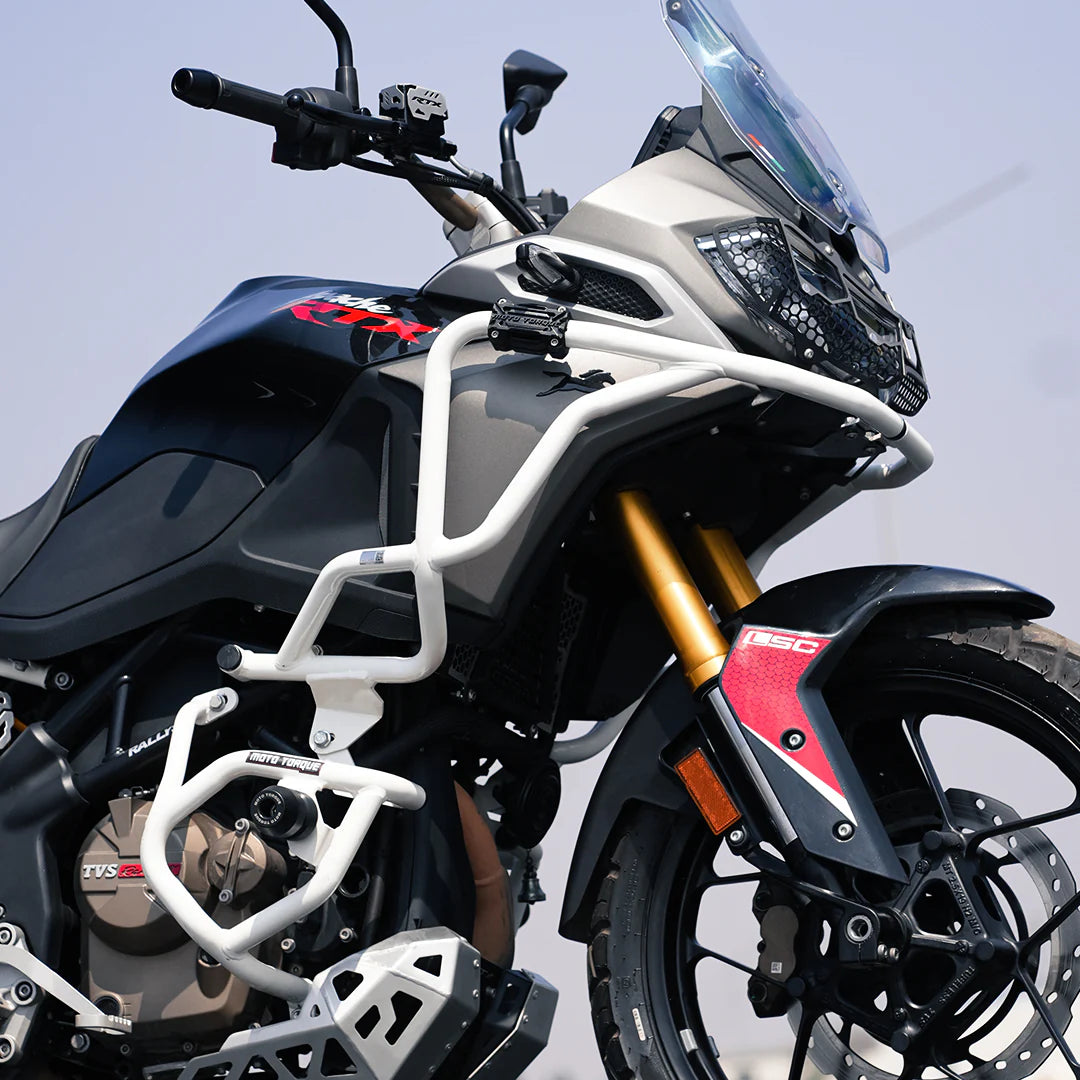 MOTO TORQUE CRASH GUARD (WHITE) FOR APACHE RTX 300
