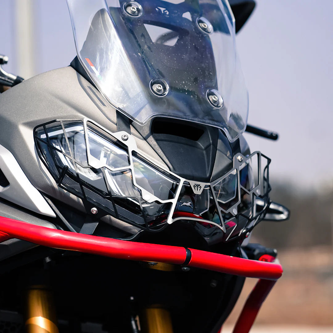 MOTO TORQUE HEAD LIGHT GRILL (SPIDER ) FOR TVS APACHE RTX 300