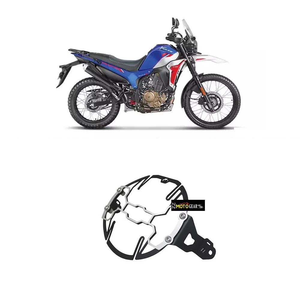 MOTO TORQUE HEADLIGHT GUARD MS & SS COMBINATION FOR XPULSE 210