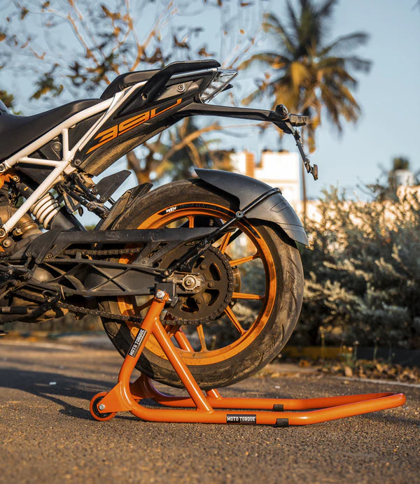 MOTO TORQUE UNIVERSAL PADDOCK STAND RED