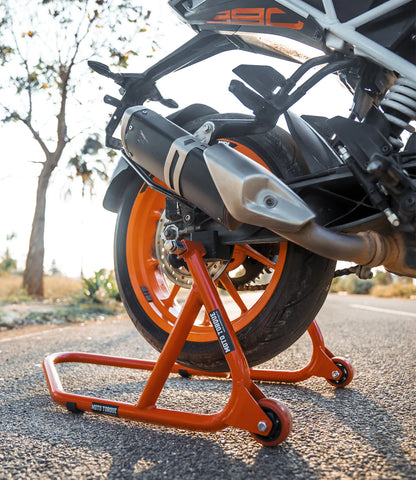 MOTO TORQUE UNIVERSAL PADDOCK STAND RED