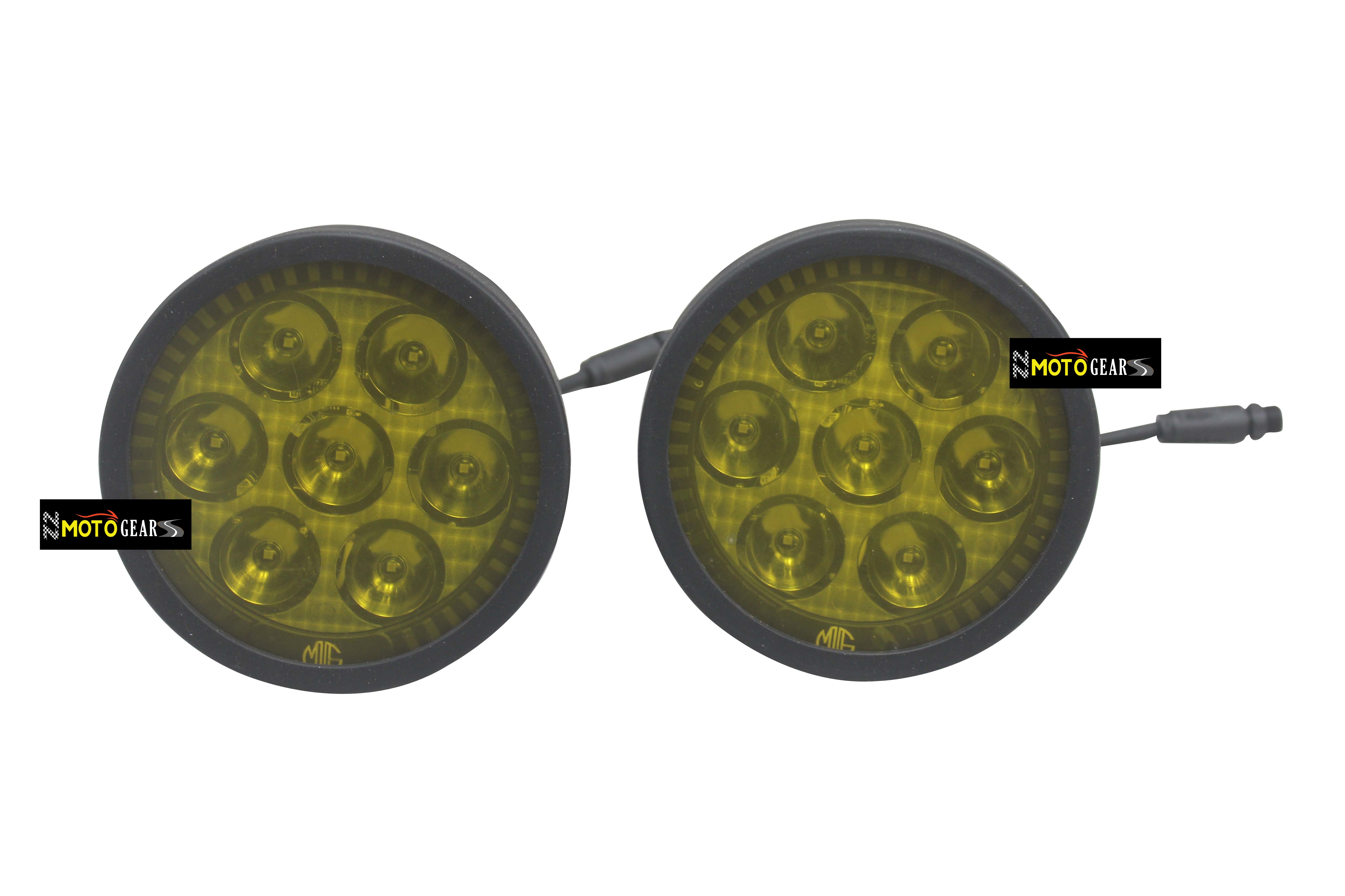 Monster Fog light 7 led For Universal Motorcycle