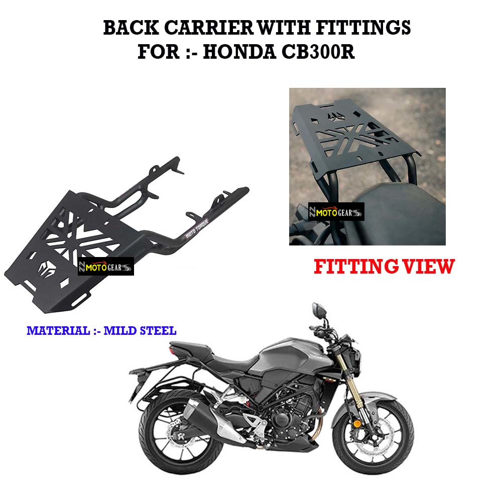 Moto Torque Back Carrier/ Luggage Carrier With Fittings For Honda CB 300R