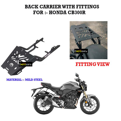 Moto Torque Back Carrier/ Luggage Carrier With Fittings For Honda CB 300R