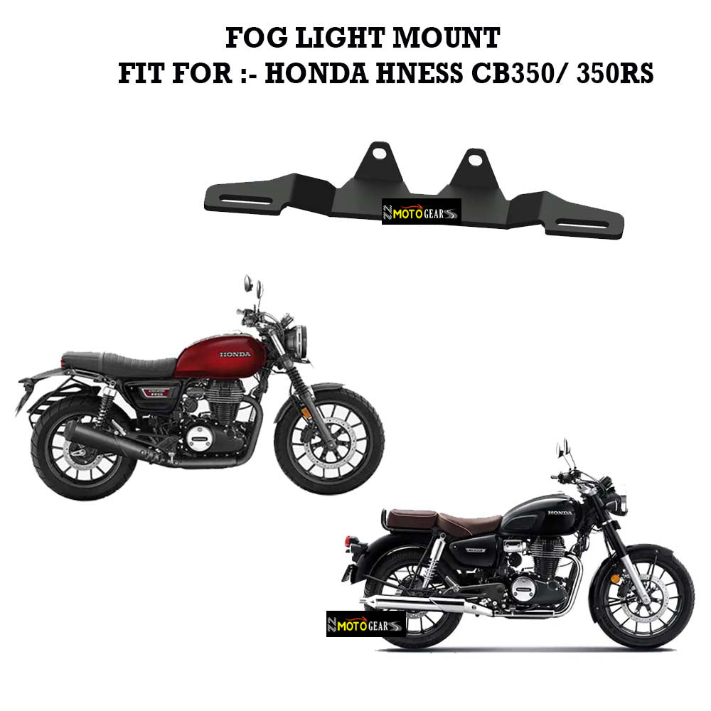 Moto Torque Fog Light Mount With Fittings For Honda Hness CB350 / 350RS