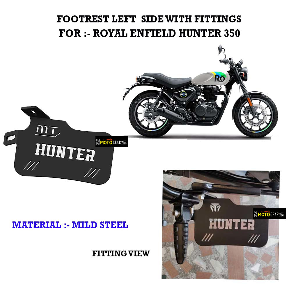 Moto Torque Pillion Footrest left Side For Royal Enfield Hunter 350