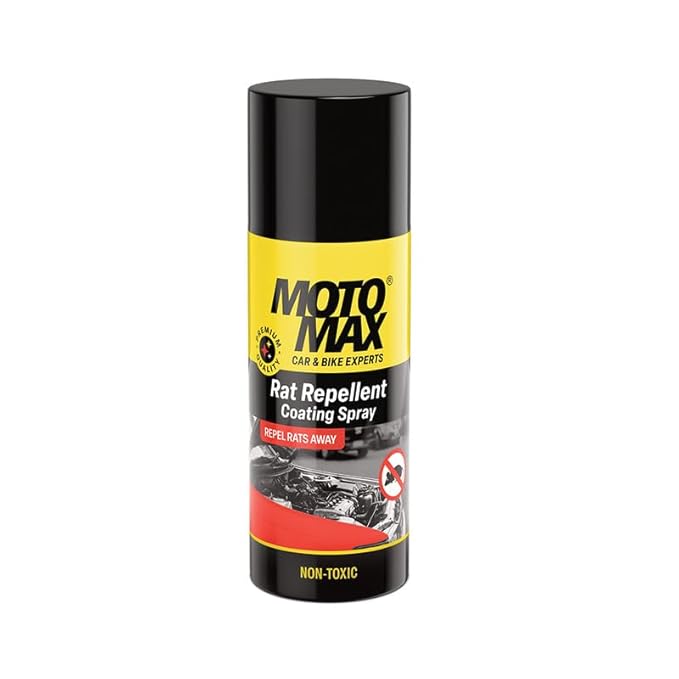 Motomax Rat Repellent Spray 100 ml Protection for Engine parts & wires, Wheel Arch