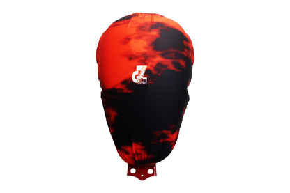 Motorcycle Fuel Tank Cover Dual Shade - Premium Elastic Dustproof & Scratch-Resistant Protector for Triumph Speed 400/400 T4, Scrambler 400 X/XC, Tracker & Thruxton 400 All Models, Red