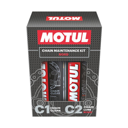 Motul Combo of C2 Chain Lube (400 ml) and C1 Chain Clean for All Bikes (400 ml)