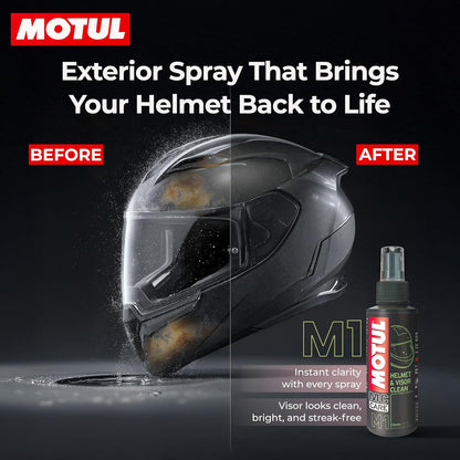 Motul M1 MHelmet & Visor Clean Spray 100ml Suitable for All Helmets