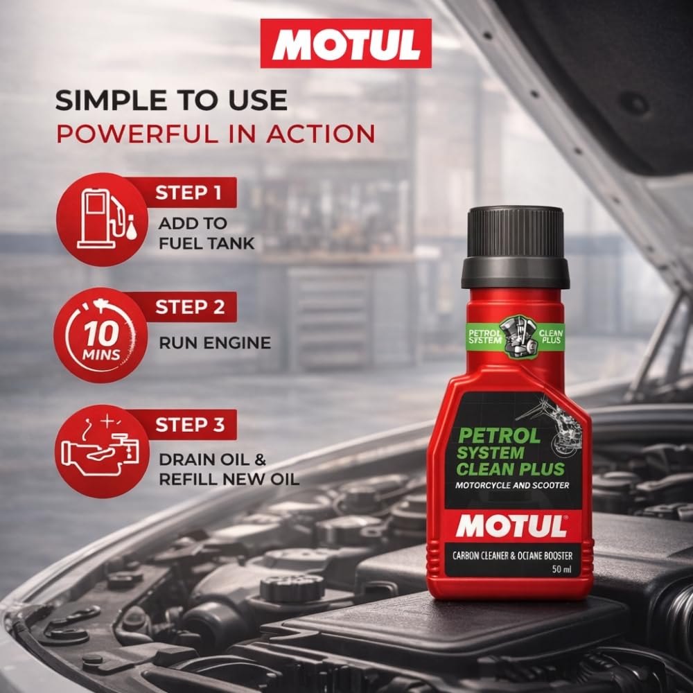 Motul Petrol System Clean Plus 50 ml for Bikes & Scooters