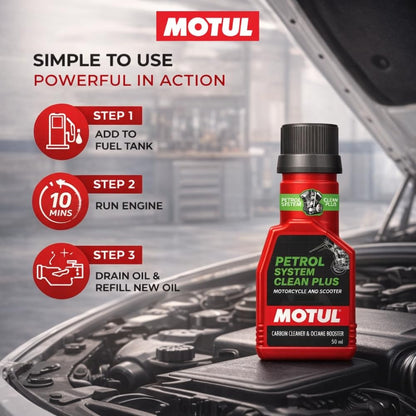 Motul Petrol System Clean Plus 50 ml for Bikes & Scooters