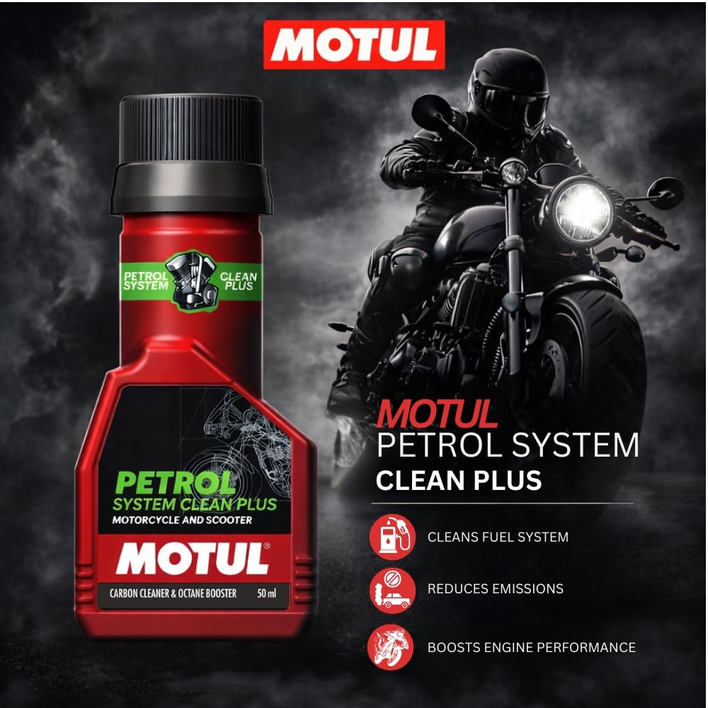 Motul Petrol System Clean Plus 50 ml for Bikes & Scooters